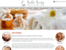 Tablet Screenshot of mybellabody.com